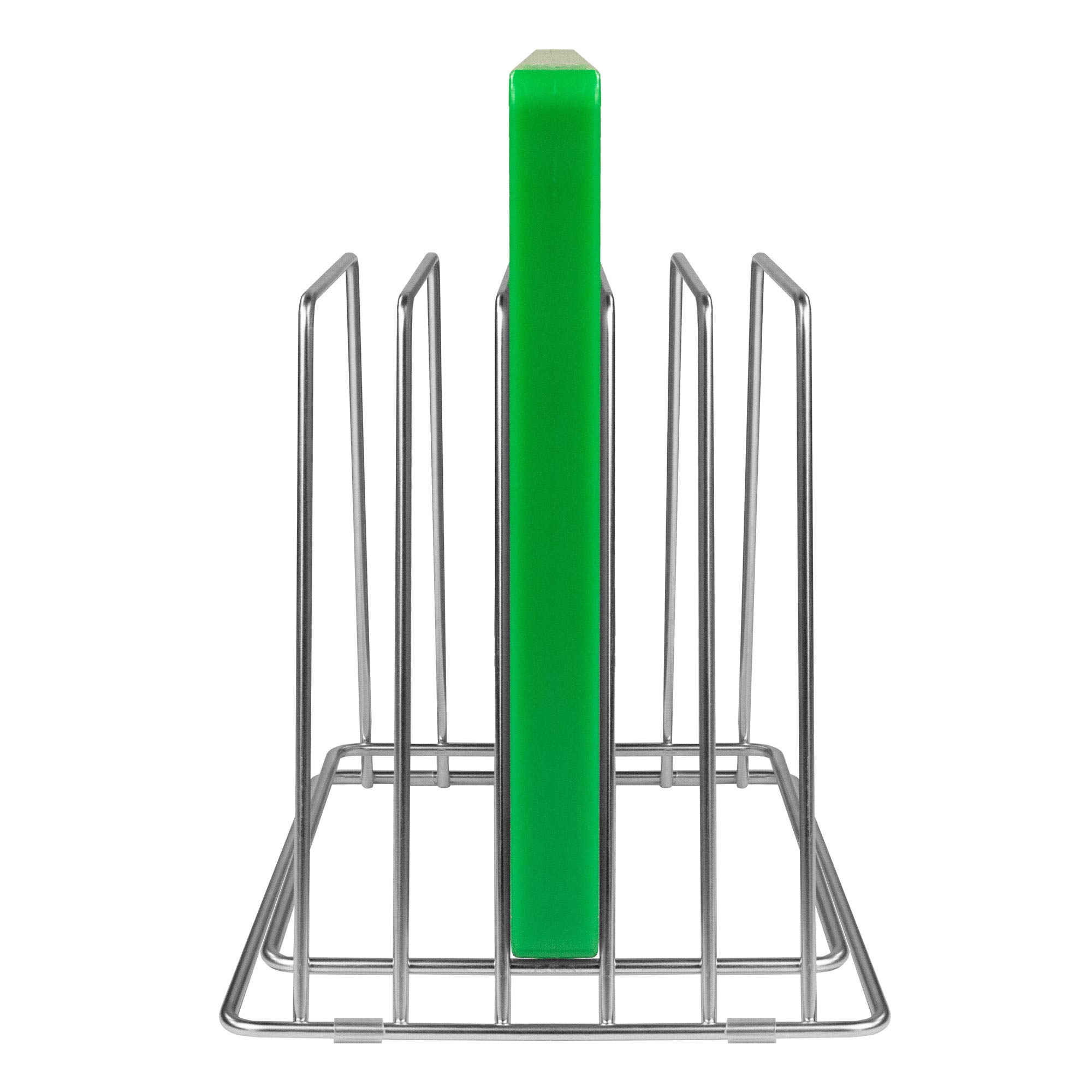 Support à Planches à Découper 5 Compartiments - Double Épaisseur, Range-Couvercles Intégré