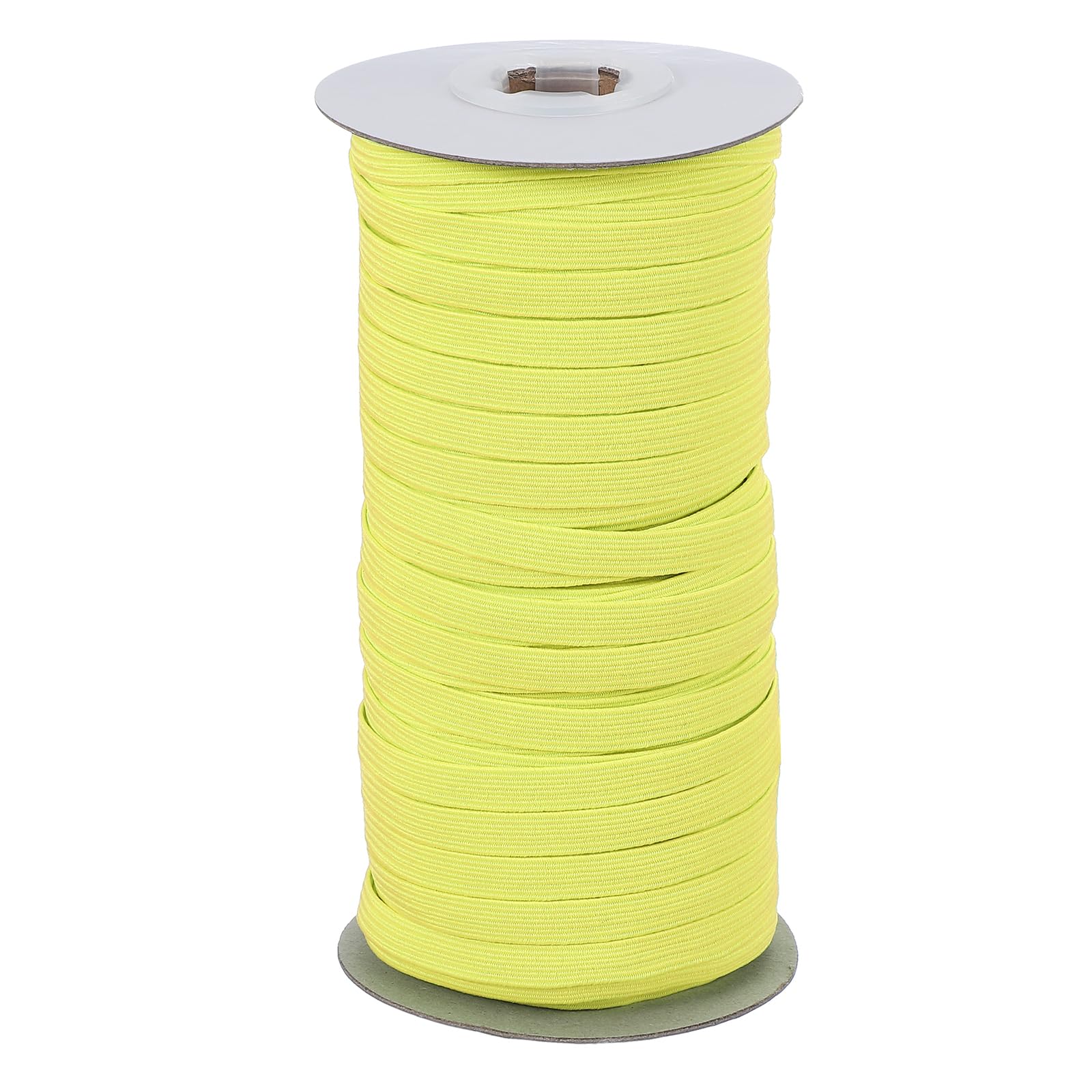 Bandes élastiques 6mm PATIKIL de 45 mètres ruban plat jaune citron pour couture