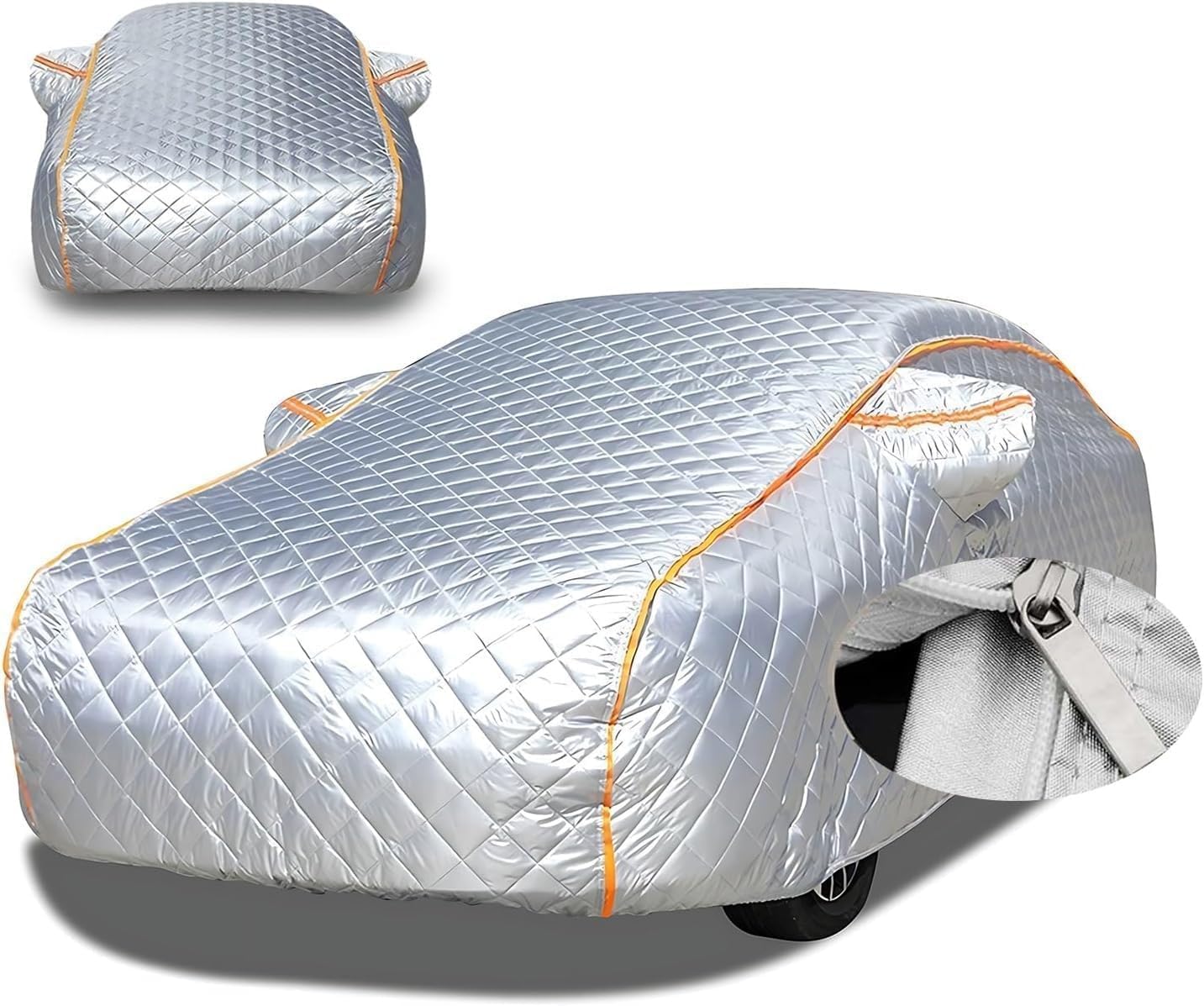 Bâche Voiture Extérieur Anti Grele pour BMW G90 Sedan 2024-2025,Housse Anti Grele Voiture,Coupe-Vent,Anti-Pluie,Anti-Neige,Anti-PoussièRe Et Anti-Rayures khcja1