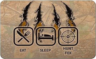 Makoroni - EAT SLEEP HUNT FOX Hunt Hunter Hunting 2"x3" Novelty Humor Gift Refrigerator Magnet, DesD41