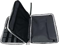 Vista 3 de Organizador de equipaje con doble capa para viajes BUBM, para llevar dispositivos y accesorios electrónicos., Negro, 2 capas L