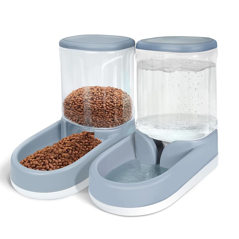 Comedouro e Bebedouro Automático para Cães e Gatos Generic com Reservatório Transparente e Base Antiderrapante, 3,8 L