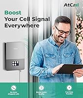 Vista 4 de Amplificador de teléfono celular para el hogar, hasta 6,000 pies cuadrados, pantalla LCD inteligente, antena interior incorporada, Boost 5G 4G LTE