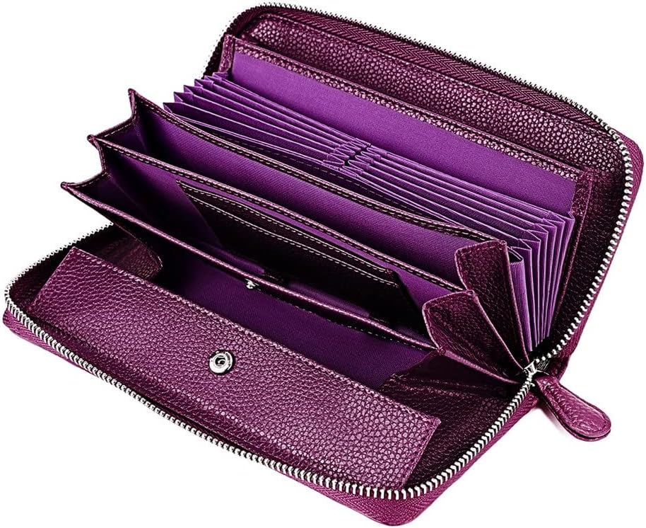 Men's And Women's Organ Card Bag Women's Casual Multi-card Coin Purse RFID Wallet (C,1)