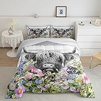 Vista 14 de Juego de Edredón de Axolotls Tamaño Individual, Juego de Ropa de Cama Azul Rosa para Niños de 2 Piezas con 1 Funda de Almohada, Edredón de Plumón