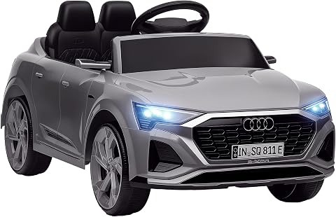 Qaba Audi Q8 e-tron Sportback Licensed 12V Kids Ride-On Car, Battery Powered wit