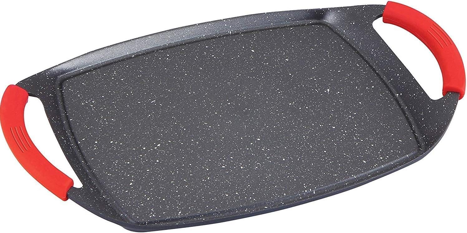 Plancha de asar UBOON 47 cm con piedra antiadherente