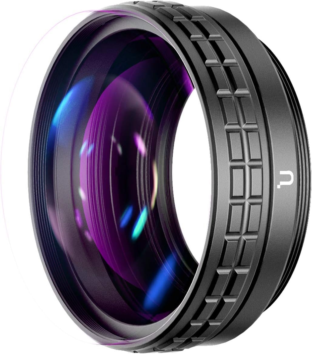 Wide Angle Lens for Sony ZV1 ULANZI WL-1 ZV1 18mm Wide Angle/ 10X Macro