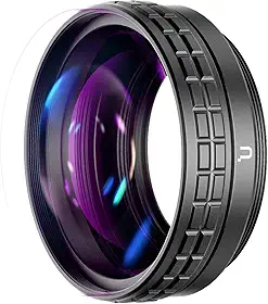 Lente grande angular para Sony ZV1, ULANZI WL-1 ZV1 18 mm Wide Angle/10X Macro 2 em 1 lente adicional para câmera Sony ZV1