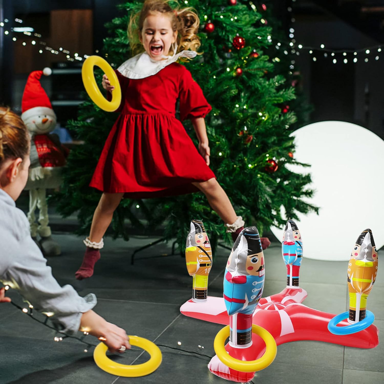 Buy Christmas Nutcrackers Ring Toss, Inflatable Nutcrackers Ring Toss