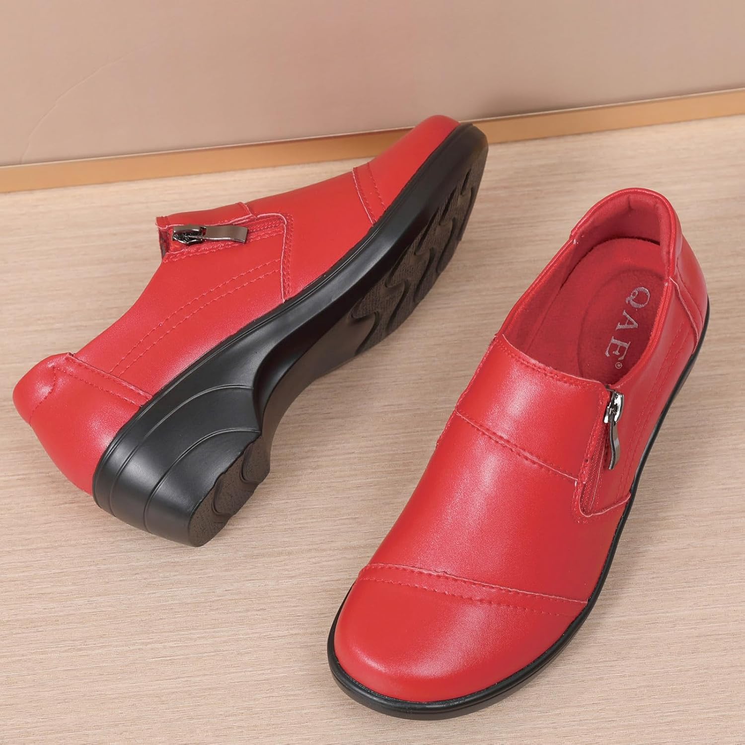 QAE Loafers for Women Comfortable Loafers Slip-Ons Dress Shoes for Women Business Casual Work Office Shoes Women's Orthopedic Walking Shoes - Image 6