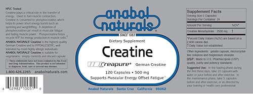 Miniatura 2 de Pila de energía Amino Balance 120 cápsulas y Creapure Creatine 120 caps