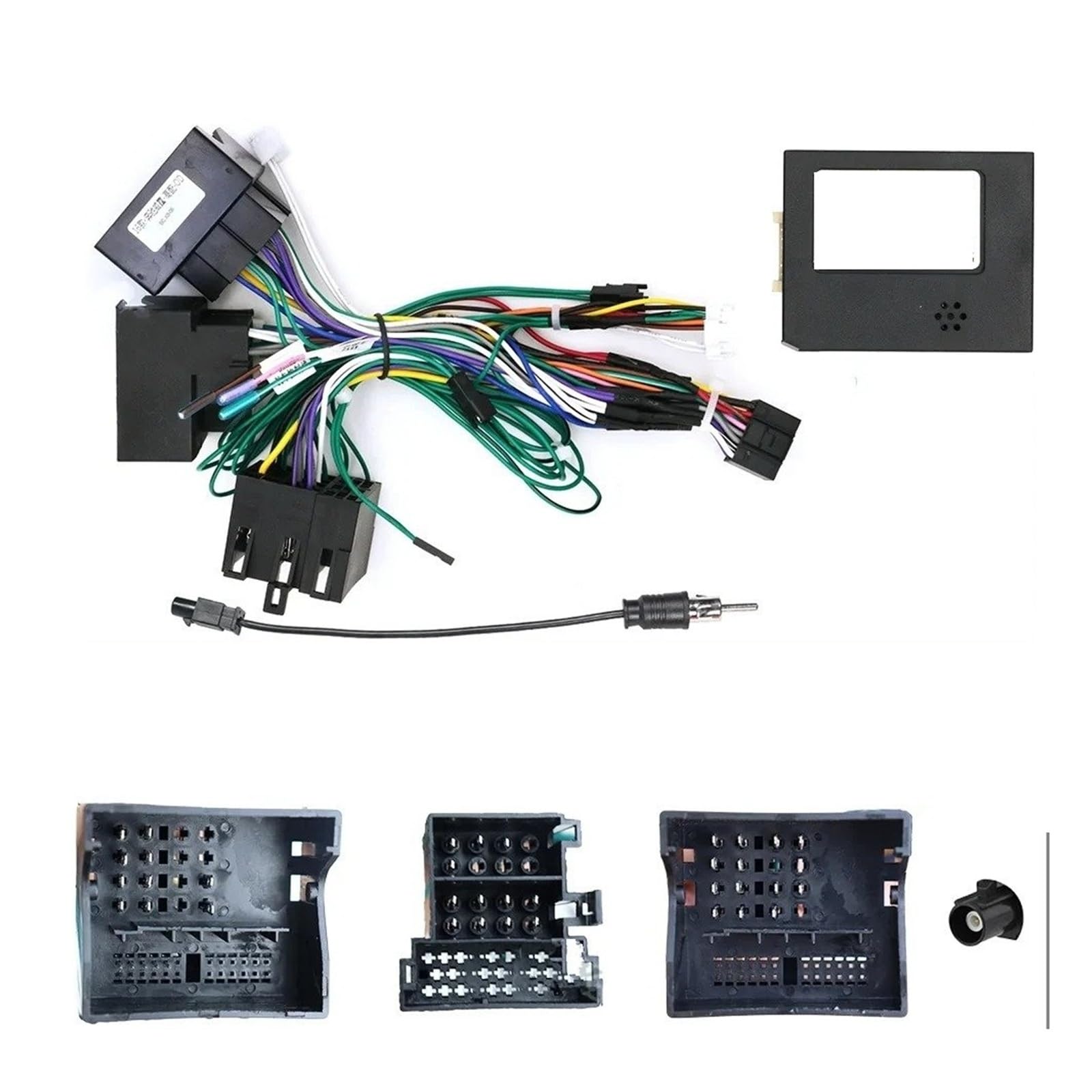 AVFORA Stereo Radio CD Panel Trim 2 DIN Telaio Auto 9 Pollici UV Nero Radio Android Fascia Panel Mp5 per Benz ML350 ML300 ML4500 W164 GL350 GL400 GL450 X164 2006-2010