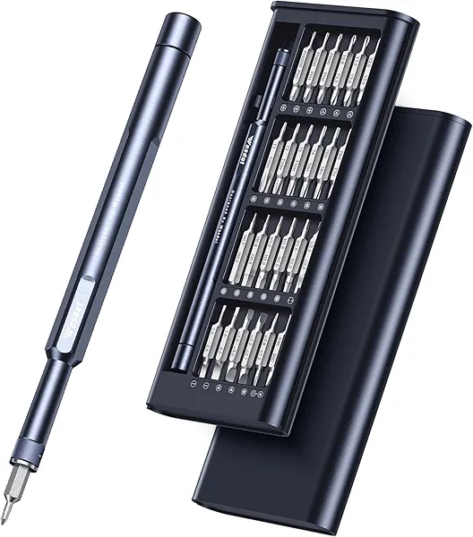 Wesdut 49-in-1 Small Screwdriver Set, [Super Durable] Tiny Torx Screwdriver Fits All Ring Doorbell, Precision Magnetic Mini Repair Tool Kit for Watch, Laptop, Eyeglass, Camera, Men Gift Screw Driver