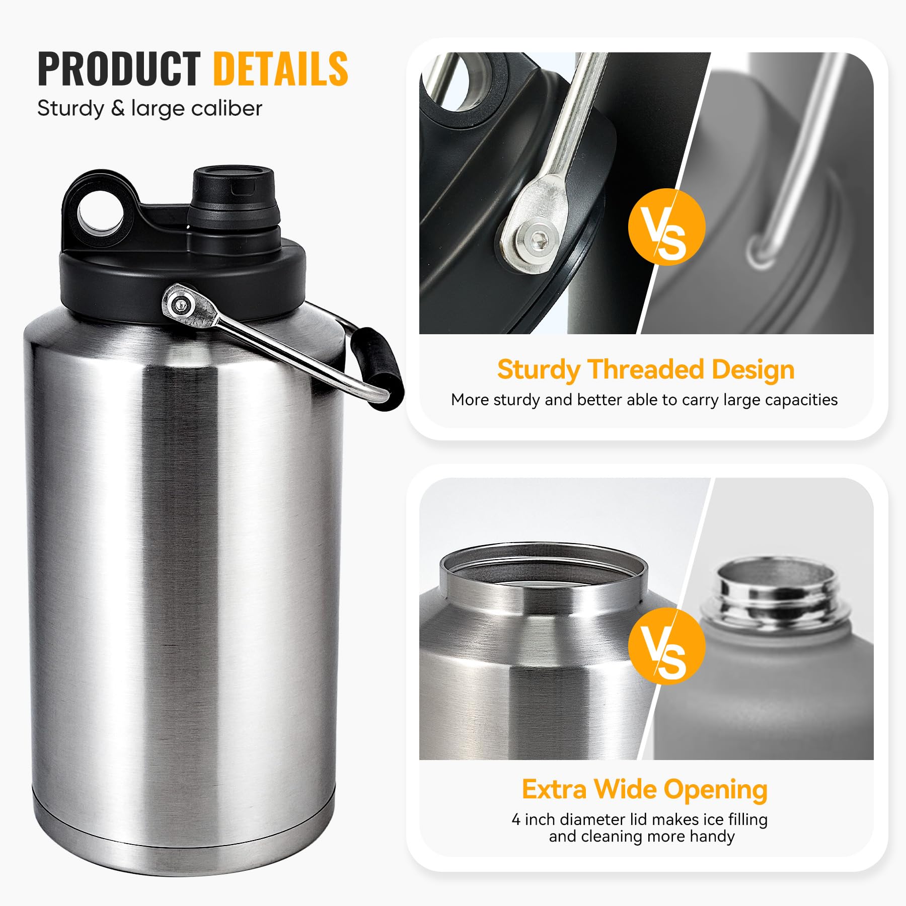 Kerilyn Insulated Beverage Bottles 3,8 L