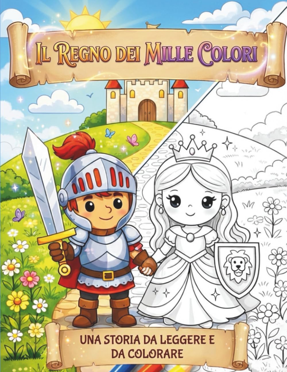 Il Regno dei Mille Colori: Una storia da leggere e da colorare