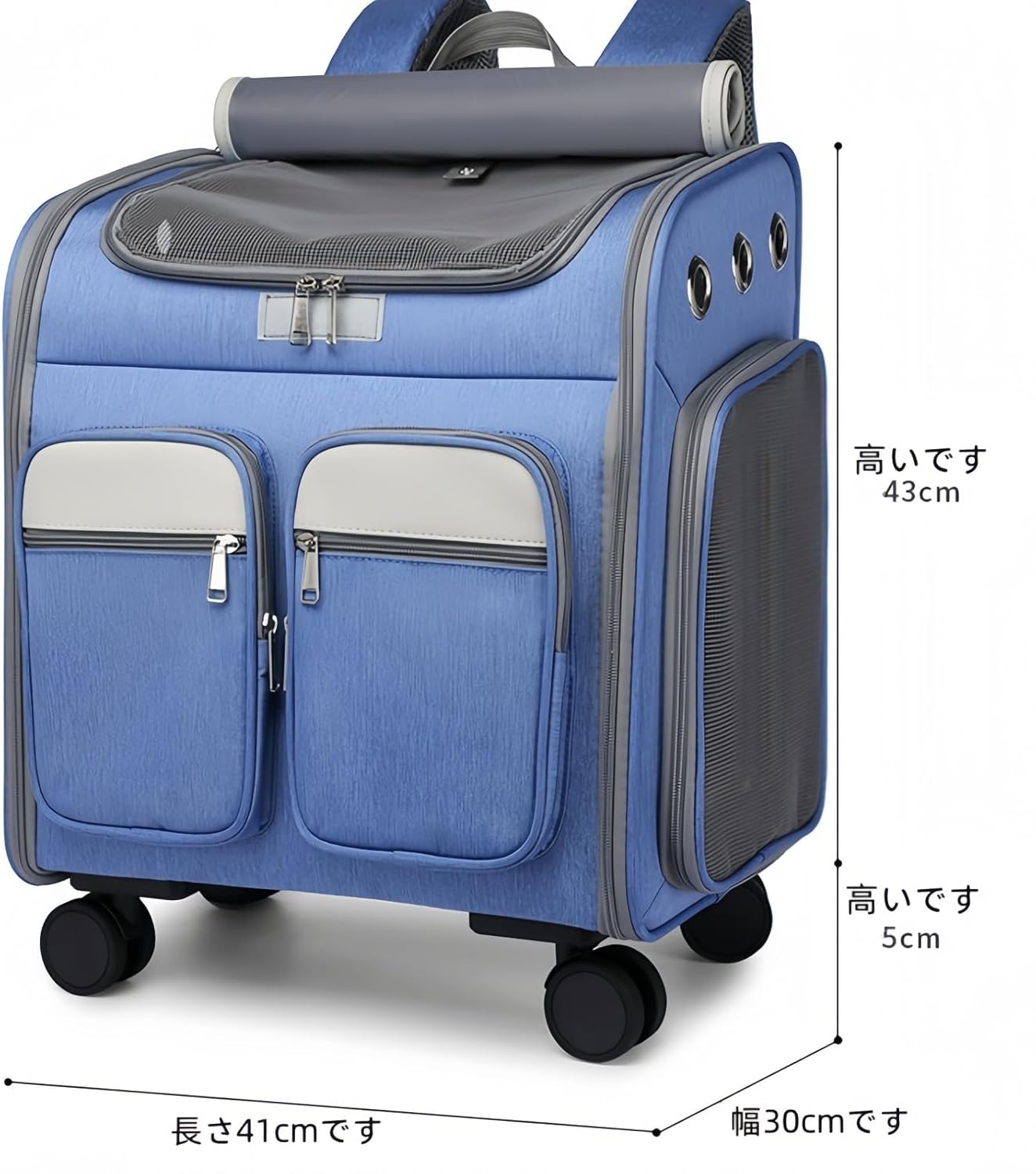 ペットカート ZXZMX ペットカート キャリーカート コンパクト 軽量 省スペース 省力