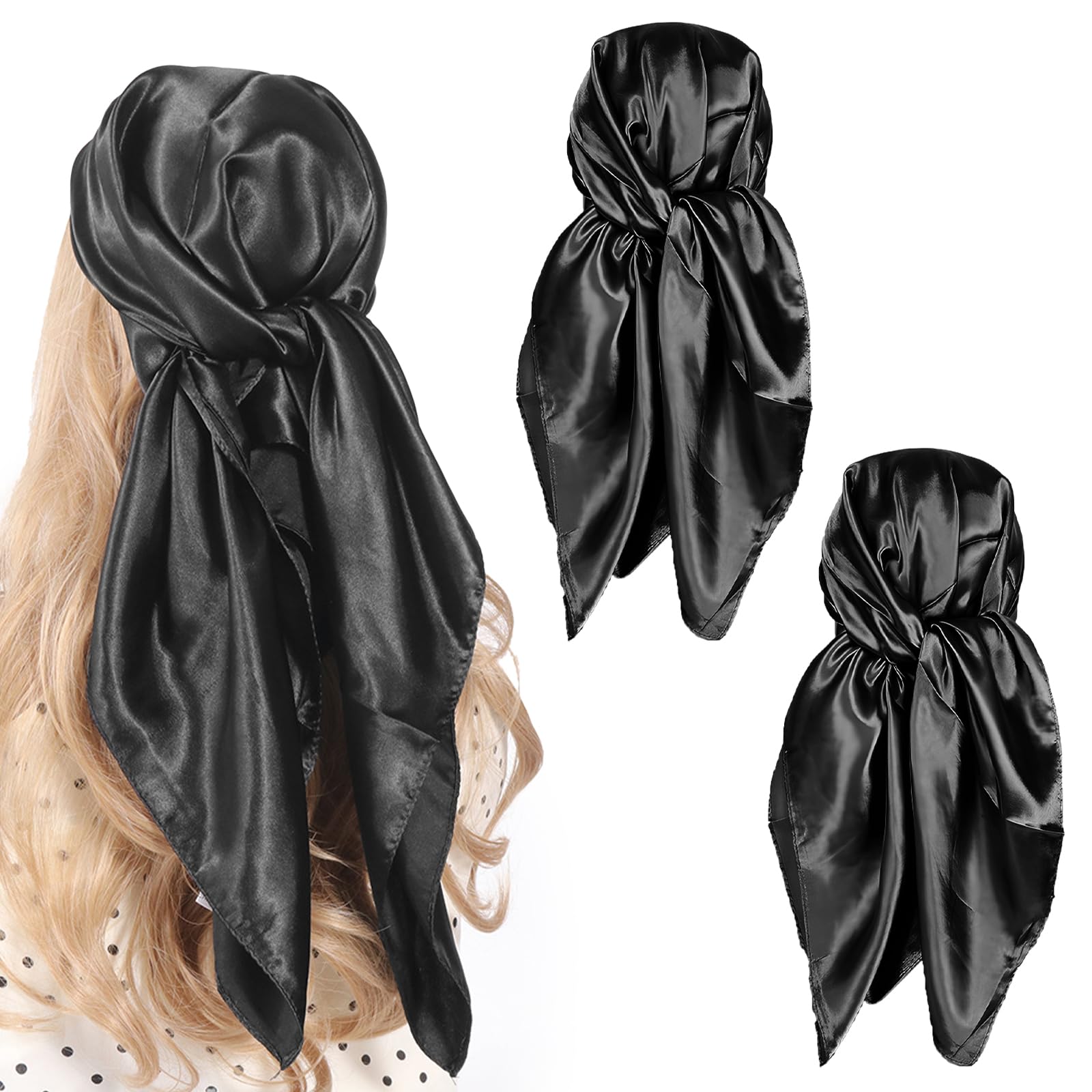 〈BREATH/ブレス〉BLACK CARD SILK SCARF 完売品 BREATH ブレス FW24 BLACK CARD SILK SCARF / BLK - NUBIAN