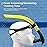 ZIONOR T1 Snorkel Lap Swimming Swimmer Training Diving Snorkeling Comfortable Mouthpiece One-Way Purge Valve for Pool Open Water - Yellow