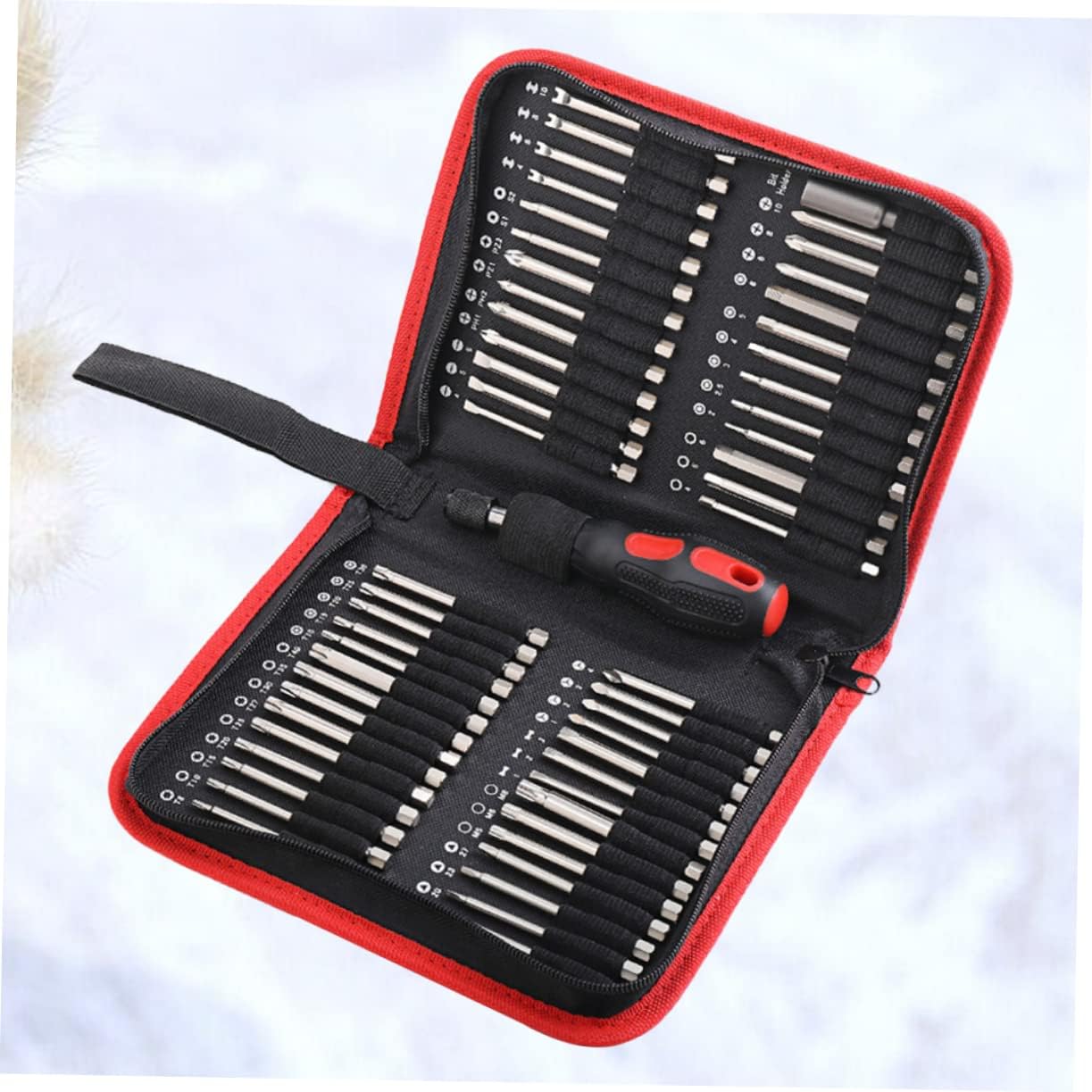 balacoo Electronic Bit Set Triangular Bits Handheld Tool for Home Worker Wearproof