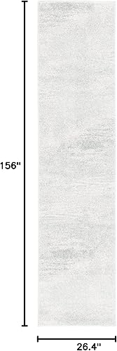 Miniatura 9 de SAFAVIEH Evoke Collection EVK272L - Alfombra moderna abstracta que no desprende pelusa, para sala de estar, dormitorio, entrada, 3 x 5 pies, azul