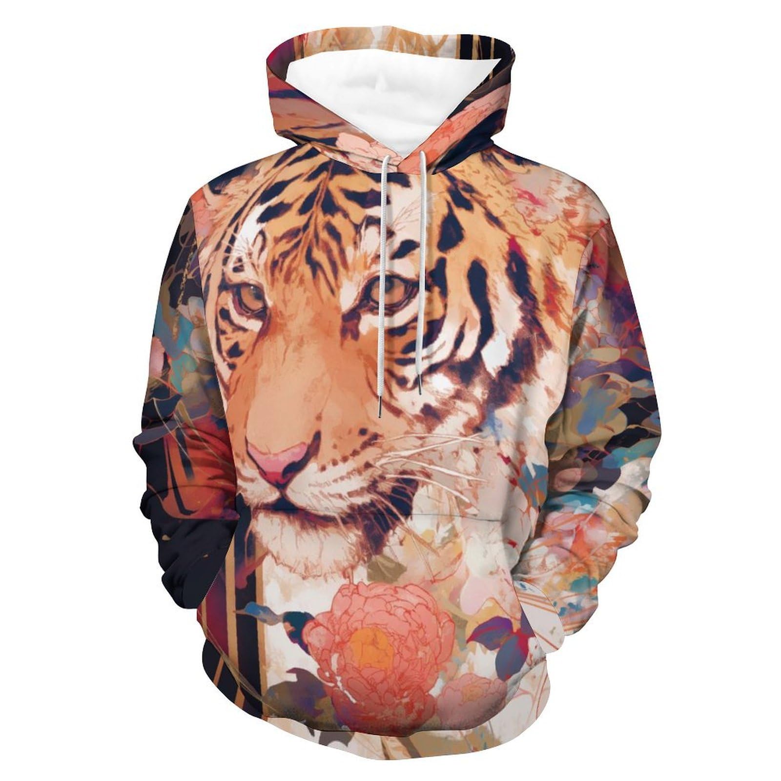 Pull de tigre unisexe confortable pour style décontracté taille s - 8