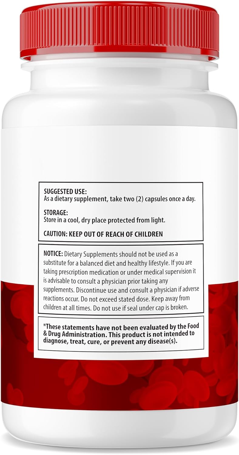 (3 Pack) ForgeLabs Blood Stabilizer – Daily Natural Formula with a Powerful Blend to Support Balanced Levels, Steady Energy & Healthy Circulation | Forge Labs Easy-to-Swallow Pills (180 Capsules)