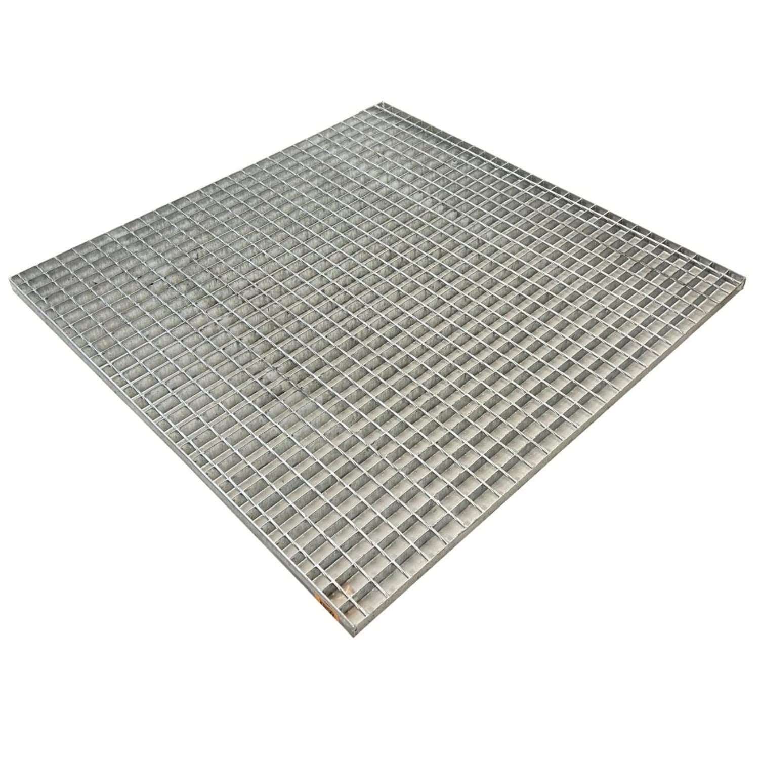 Rejilla de soldadura prémium para escalera, 100 x 120, 100 o 70 cm, ancho de malla 30 x 30 mm, galvanizada (100 x 120 cm, 30/30 mm)