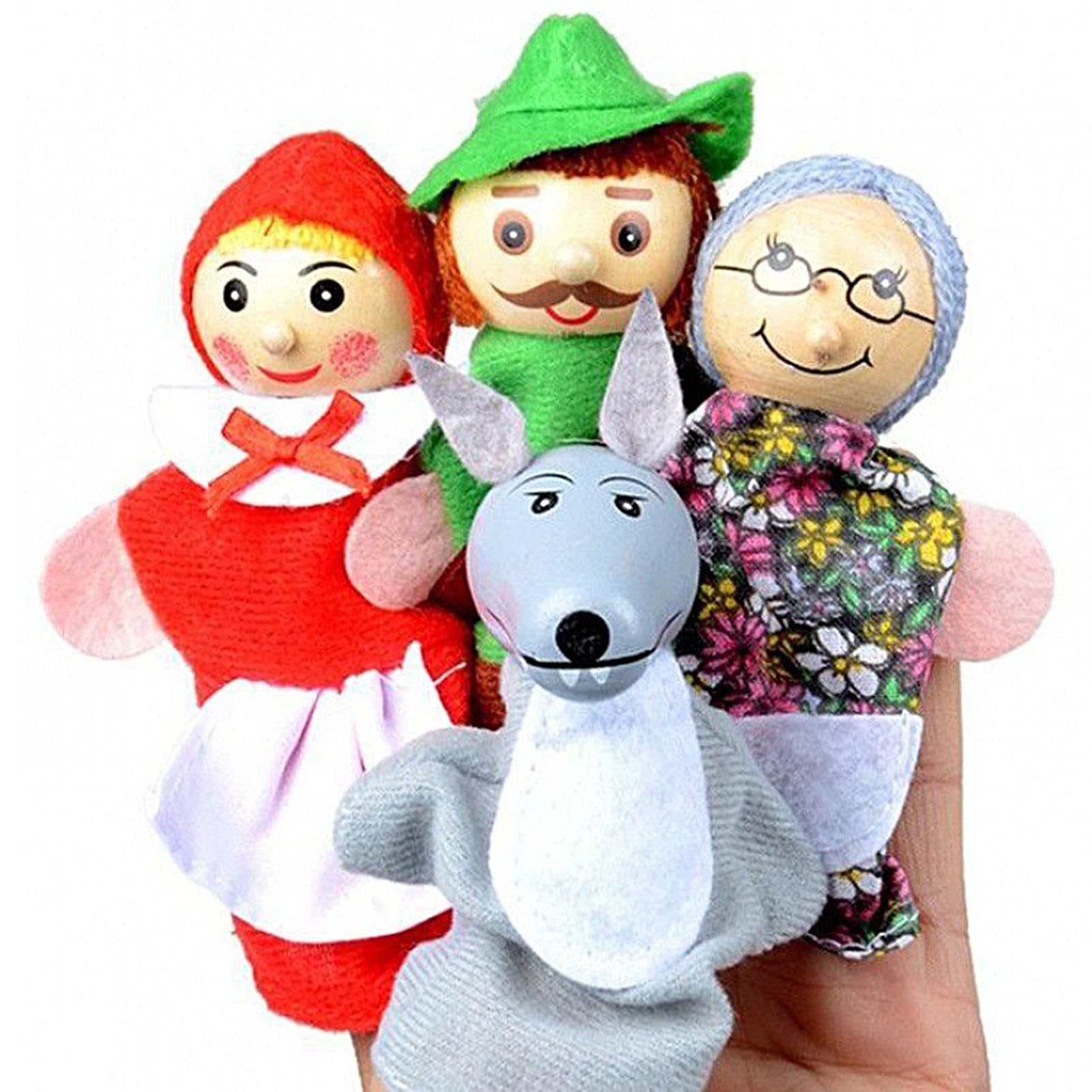 Marionnettes à Doigts – Lot De 4 Animaux Rigolos En Polyester – Pour Raconter Des Histoires, Jeux éducatifs Et Moments Complices Dès 3 Ans