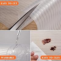 Vista 4 de Revestimientos para refrigerador de 17.5 x 120 pulgadas, forros antideslizantes y lavables, forros para cajones, no adhesivos, impermeables