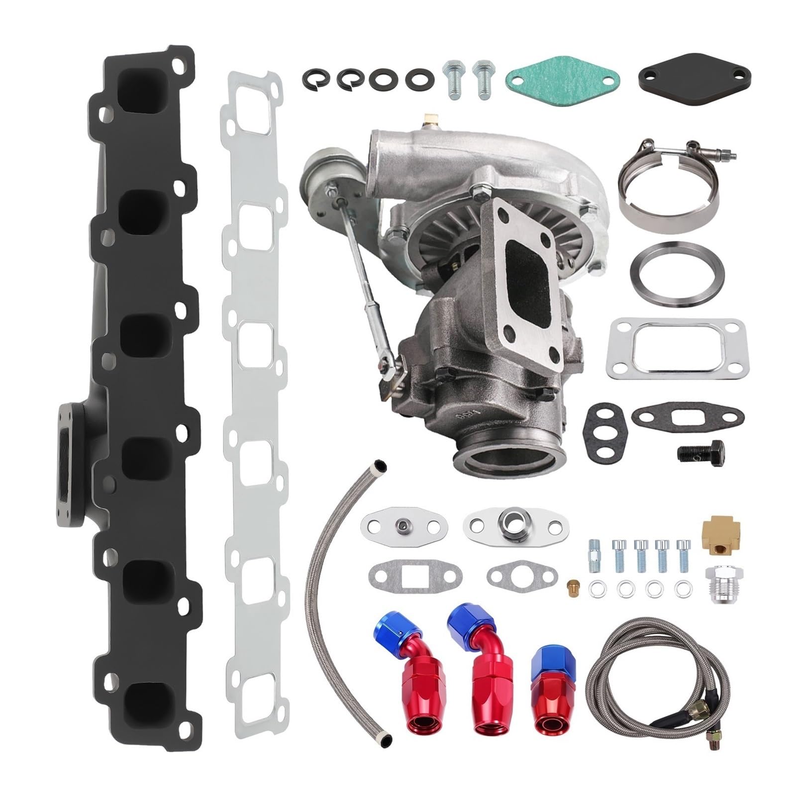 PerTurbo Collettore+per Turbo Per Caricabatterie KIT Per Nissan Per Safari Per Patrol (4.2L) TD42 TD42T1 GQ GU Y60 | 1set