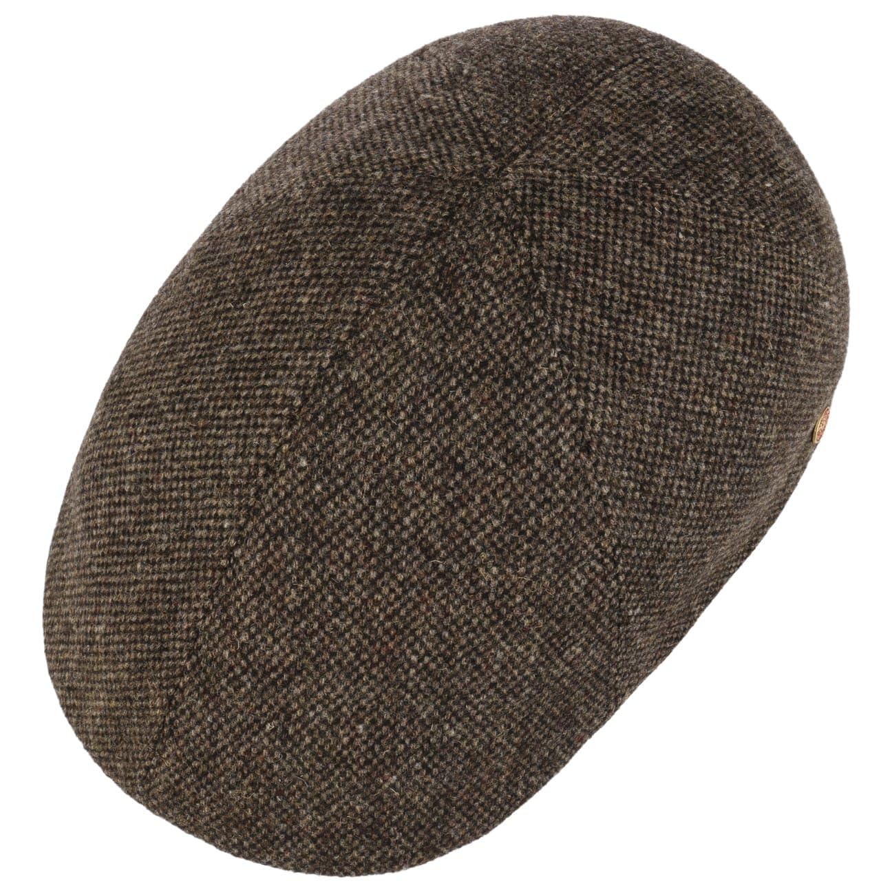 Mayser Classic Tweed Flatcap Schirmmütze Handmade Wollcap Made in EU Herren Winter Herbst