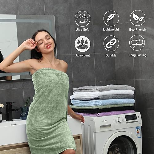 Miniatura 2 de Juego de 12 toallas de baño de gran tamaño, 2 toallas de baño grandes de gran tamaño, 2 toallas de baño, 4 toallas de mano, 4 toallas de baño,