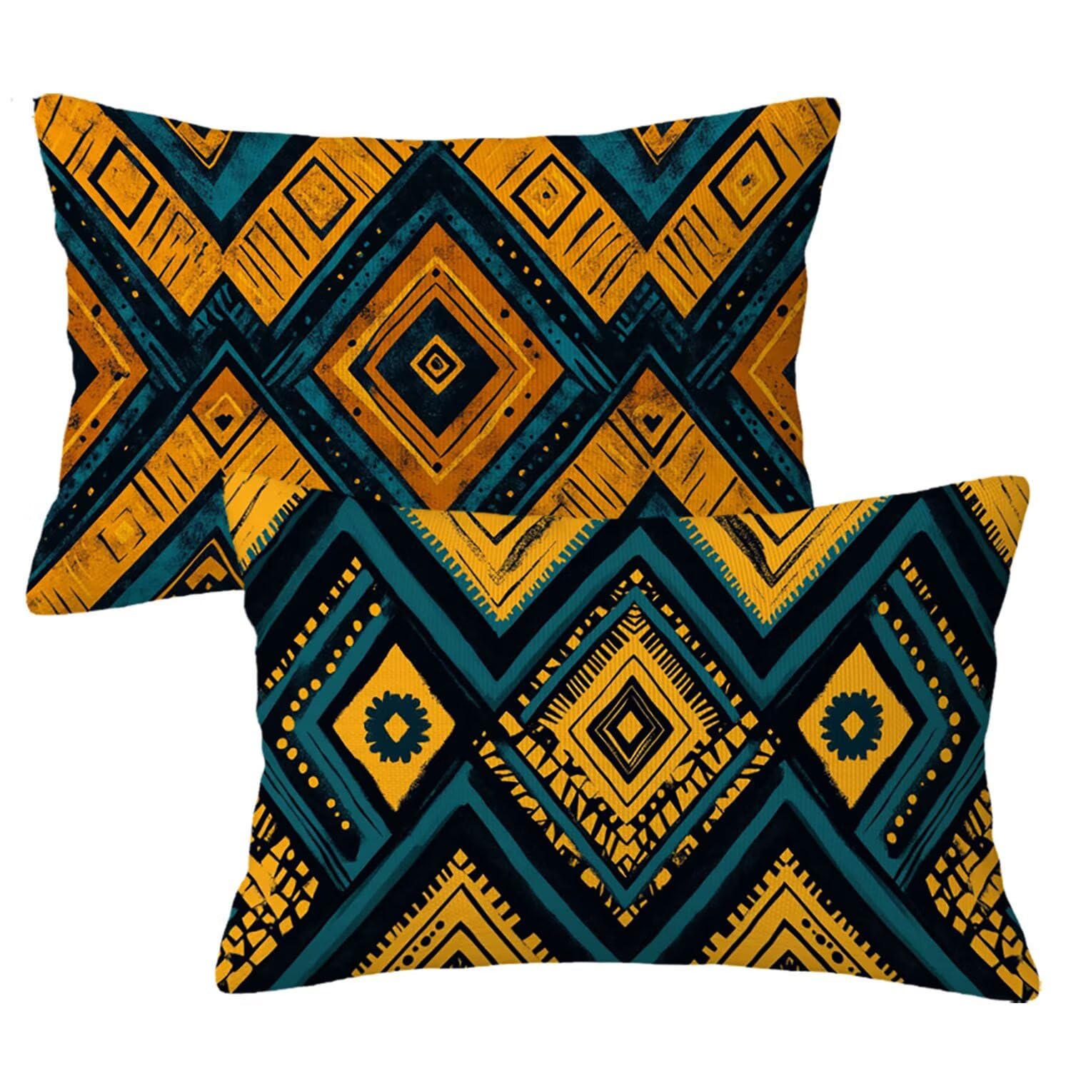 Housse coussin extérieur imperméable 40x60 anti-tache pour canapé de terrasse