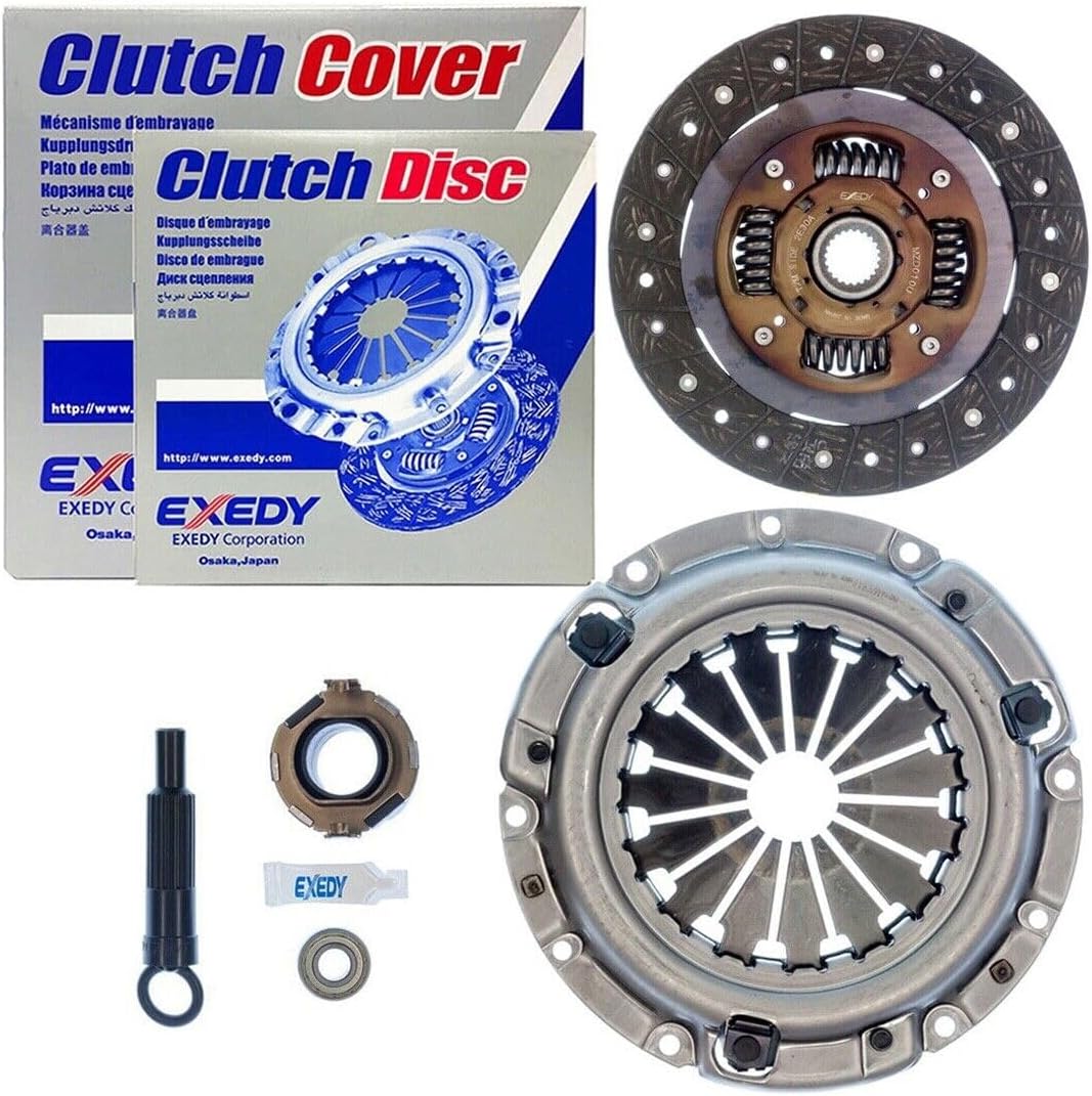 Exedy Clutch Kit KMZ03 with ClutchMaxPRO Chromoly Flywheel Replacement for 1990-1993 Miata MX-5 1.6L 1994-2005 MX-5 Miata 1.8L 2004-2005 Miata MX5 Mazdaspeed (CPKMZ03-LSF10045-EK)