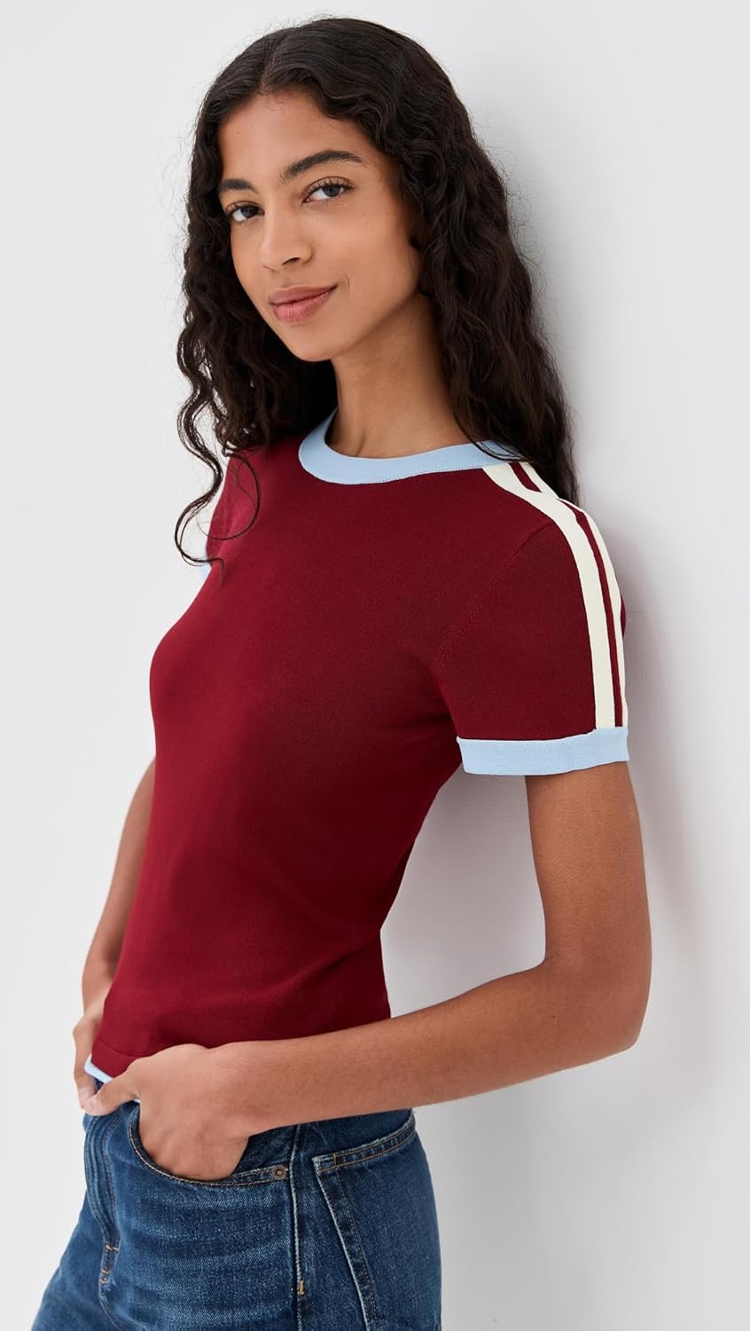 State & Lake Women's Ringer Track Tee - Image 2