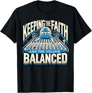 Recording Engineer Audio Church Sound Tech Church Sound Guy T-Shirt