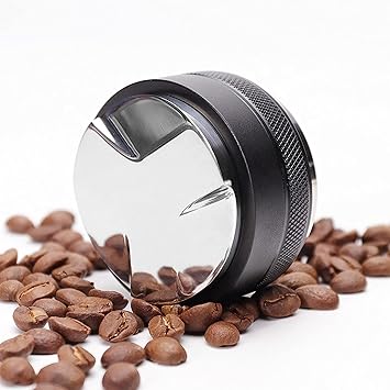 KTM Healthcare Coffee ibutor, Hand Tamper Dishwasher Safe 53mm/2.1in Adjustable Depth for Office for Kitchen for Home