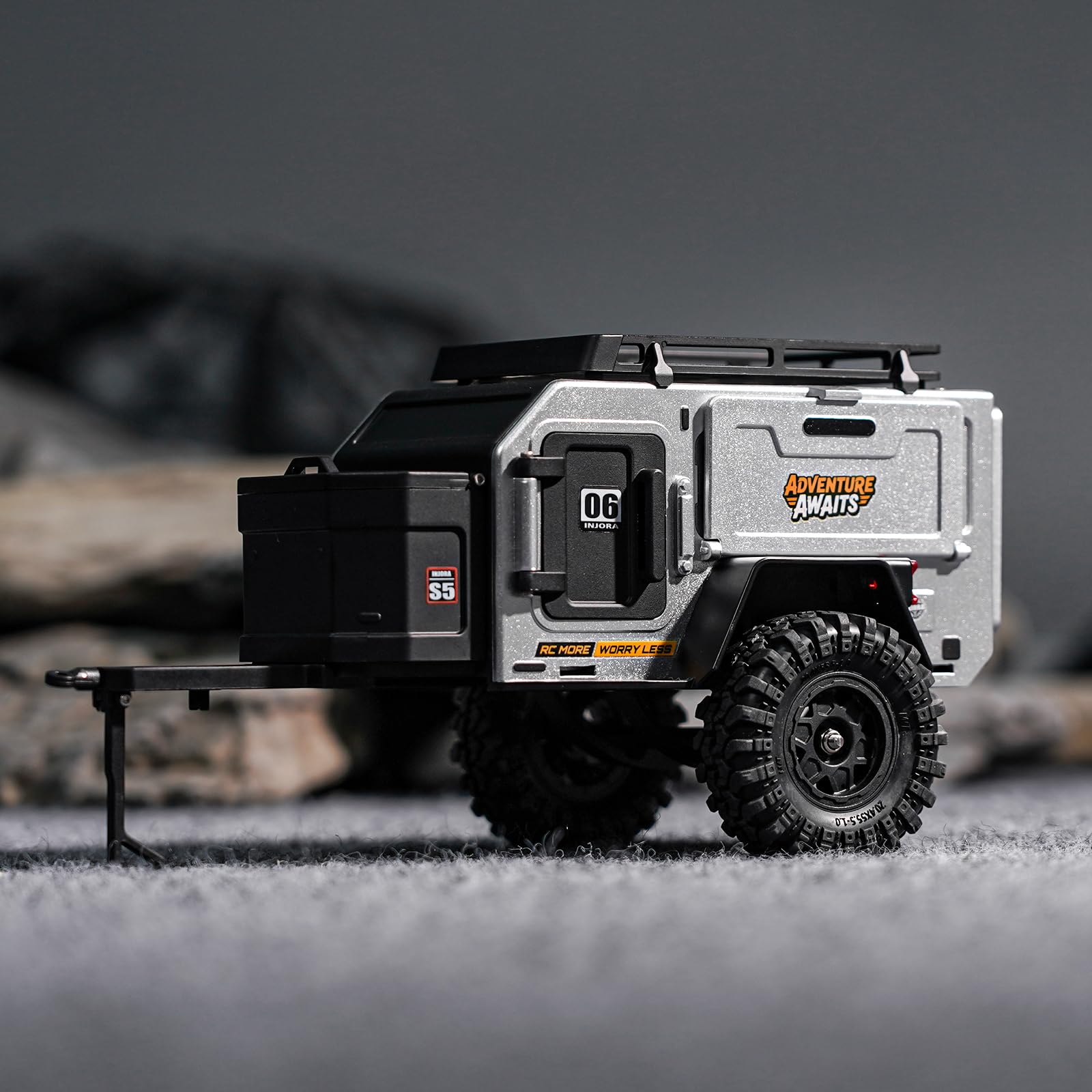 Amazon.com: INJORA Off-Road Camping Trailer for 1/18 1/24 RC