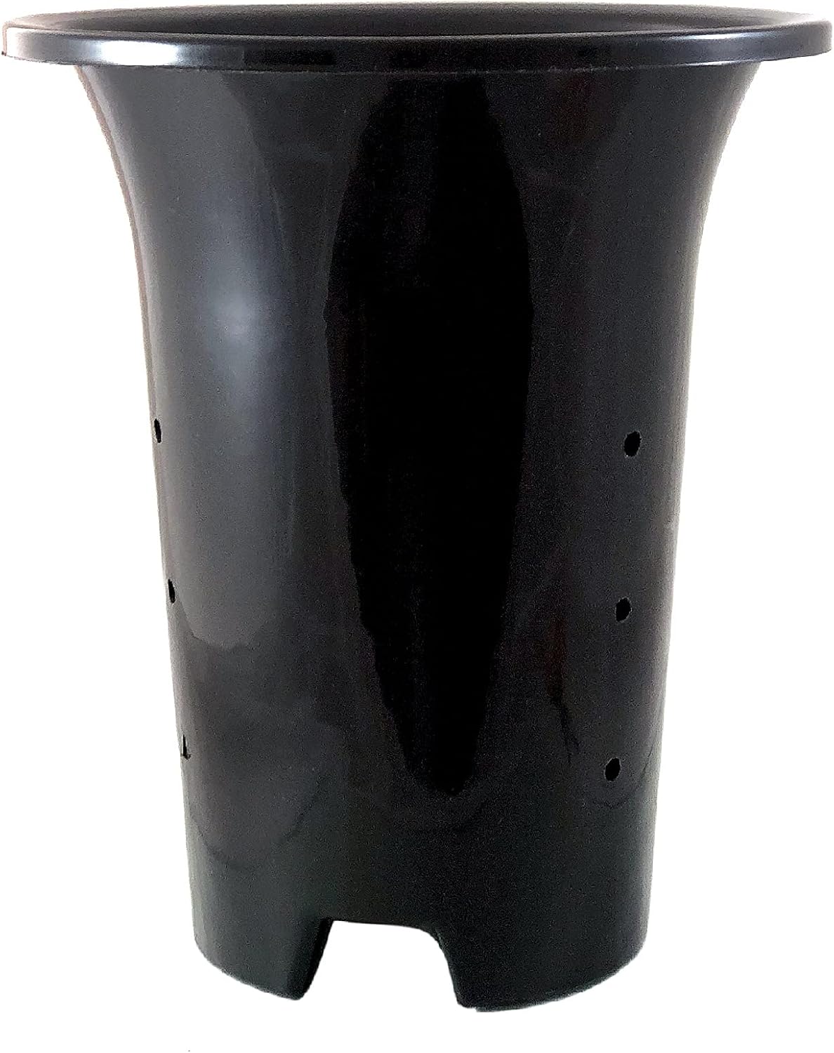 12 PCS BTDP Elegant Flowerpot 6.6x8.85 Black Plastic The deepth Round Planting Pot Strong Planting Function and Good Decoration Effect…, volume 1-2 trade-gallon