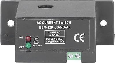 Interruptor de Corrente CA, Interruptor de Transformador de Corrente Alto Fator de Segurança Normalmente Aberto ABS à Prova de Fogo Invólucro Passivo Fonte de Alimentação Contando para