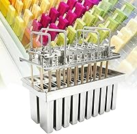 Vista 7 de DIY Stainless Steel Molds Ice Pop Molds Pop Ice Cream Stick Holder (30PCS Round head)