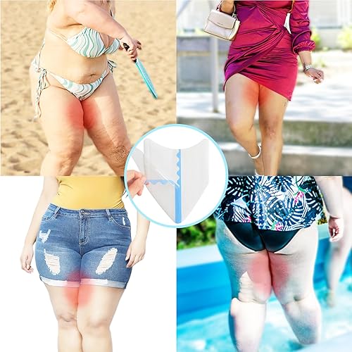 Miniatura 5 de WOLAIYE Parches de cinta de fricción antirozaduras para levantamiento de muslos, protección contra rozaduras para el interior del muslo,