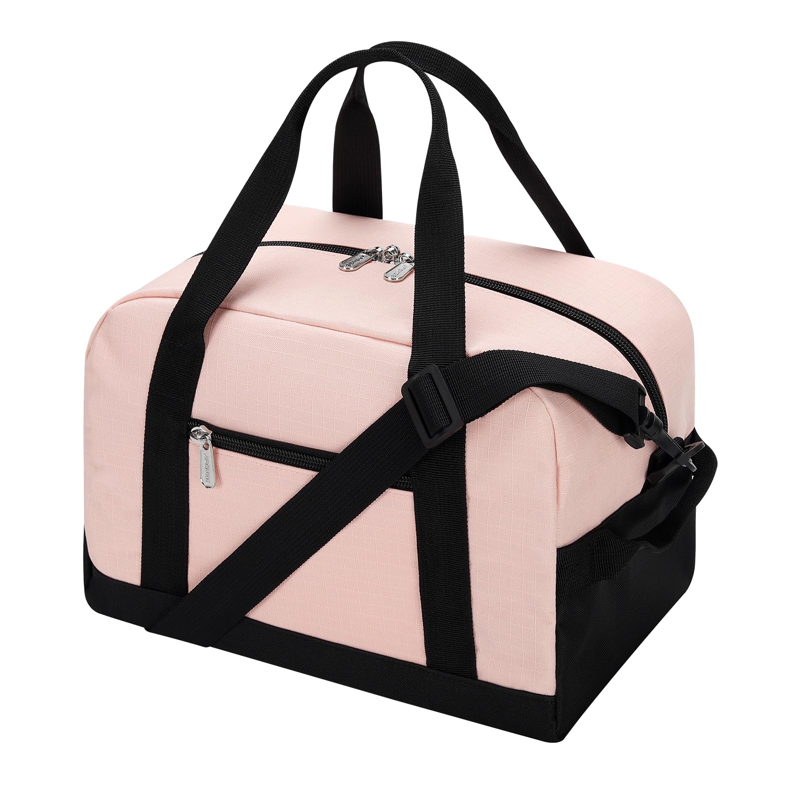 Small Gym Bag Carry On Bag - 12 in Mini Duffle Bag Lightweight for Overnight Travel Pink