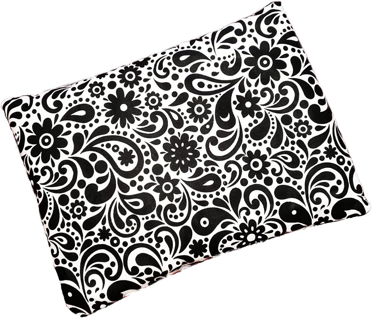 Microwavable Corn Filled Heating Pad and Cold Pack/Washable 100 Cotton Cover