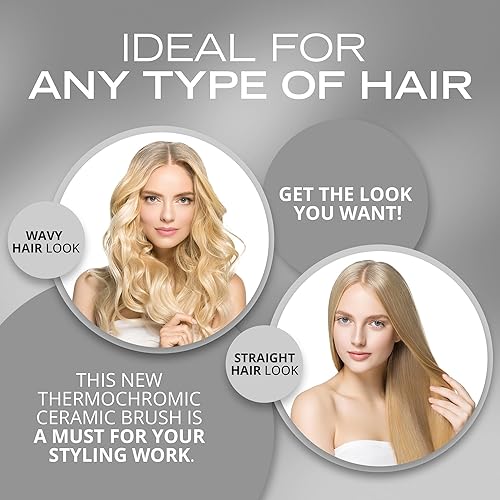 Miniatura 6 de Corioliss  Cepillo de rodillo de pelo para mujer  Cepillo profesional de cerámica  Ideal para cabello corto y peinado de trabajo preciso 1.299 in