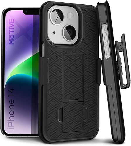 Miniatura 10 de MOTIVE Funda para iPhone 14 Pro Max, funda con clip para cinturón para iPhone de Apple, funda de carcasa Combo 14 Pro Max, funda protectora delgada