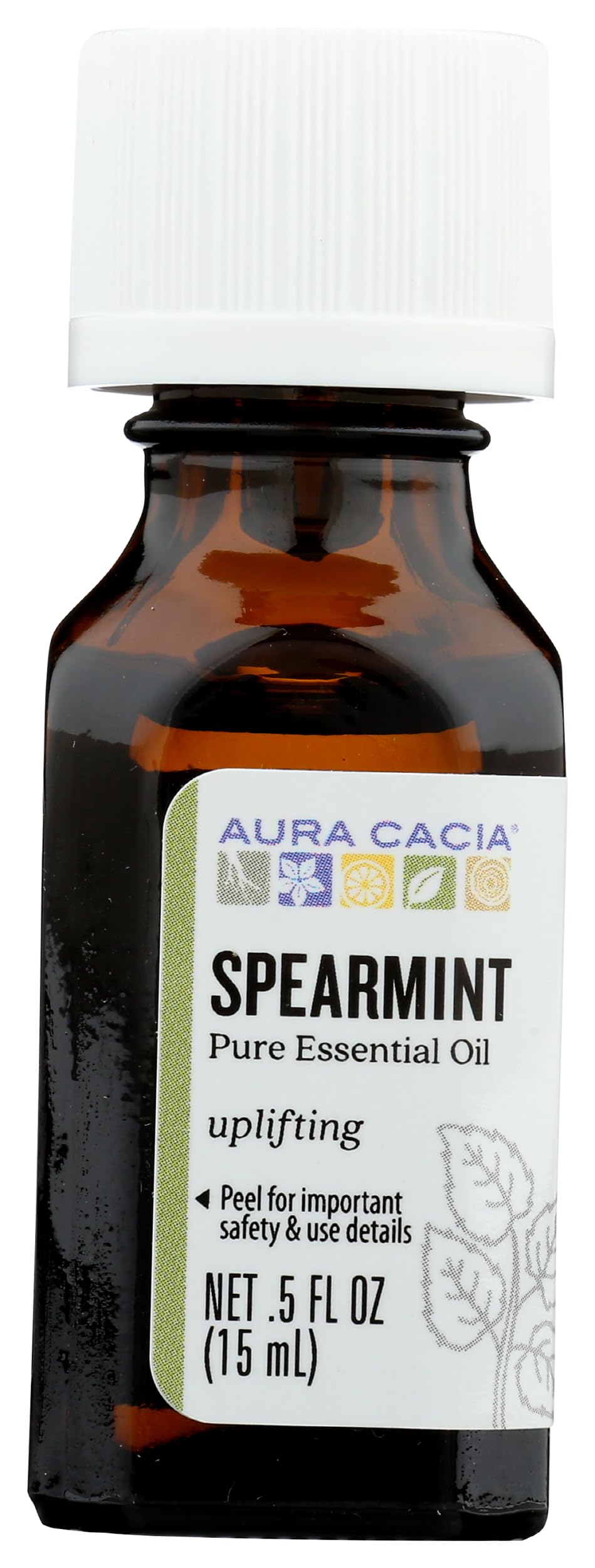 Aura Cacia, Essential Oil Spearmint, 0.5 Fl Oz