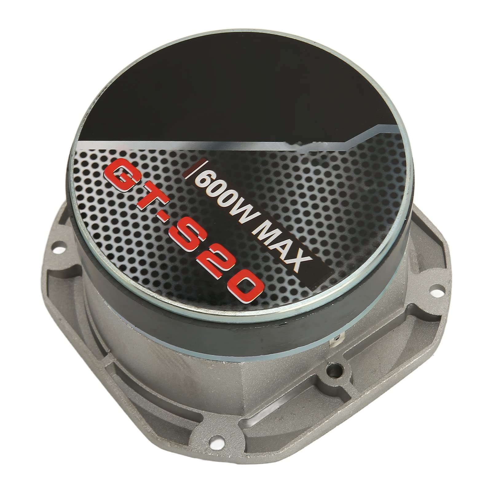 GT S20 600W 2-Way Coaxial Car Speakers with Aluminium Alloy Tweeters for Vehicles