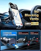 Vista 7 de VANMASS Soporte de teléfono para tu automóvil 2026 Ultimate Phone Mount Militar Parabrisas Ventilación del salpicadero del parabrisas 【Lo más nuevo